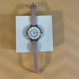 Anne Klein Genuine Leather Watch